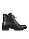 Carmela Footwear 66968 Leder Damen Knöchelstiefel Schwarz 06696801