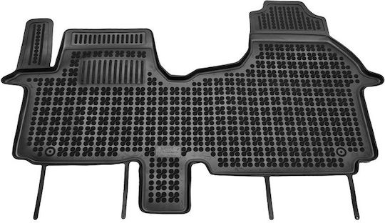 Rezaw Plast Front Mat Tray Type for Opel Vivaro Fiat Talento Renault Trafic 2014-2019 Black