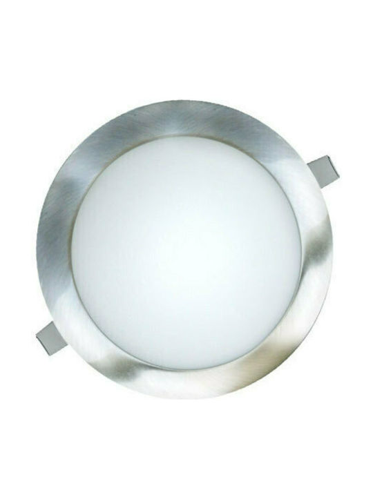 Atman Round Recessed LED Panel 18W with Cool Wh...