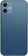Baseus Frosted Glass Back Cover Silicone Navy B...