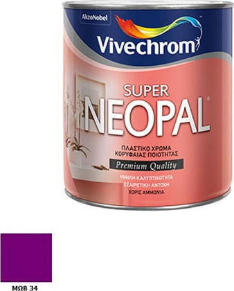 Vivechrom Super Neopal Plastic Paint for Interior Use Purple 200ml