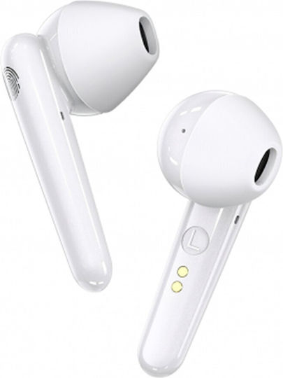 Usams SD Series Earbud Bluetooth Handsfree Ακουστικά με Θήκη Φόρτισης Λευκά