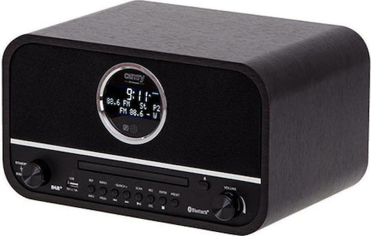 Camry CR1182 Retro Επιτραπέζιο Ραδιόφωνο Ρεύματος DAB+ με Bluetooth και USB Μαύρο