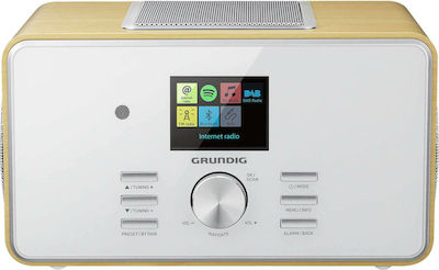 Grundig DTR 6000 X Επιτραπέζιο Ραδιόφωνο Ρεύματος DAB+ με Bluetooth και USB Λευκό