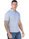 Polo Short Sleeve Gray Blouse