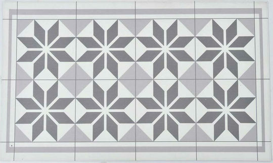 Honore Ορθογώνιο Χαλάκι Κουζίνας Γκρι 45x75εκ.