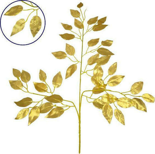 Künstlicher dekorativer Zweig Gold 27cm GloboStar