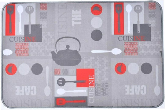 Rechteckige Küchenmatte Rot 50x80cm