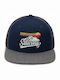 Ha Snapback Trucker Cap Blue