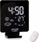 Adler AD 1176 Wireless Digital Weather Station Tabletop Black