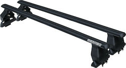 Menabo 112cm. for Cars with Factory Bars (with Roof Rack Legs) Black