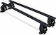 Menabo Metallic Car Roof Bars 130cm for Mazda CX-7 5D for Cars with Factory Bars Set with Roof Rack Legs Black