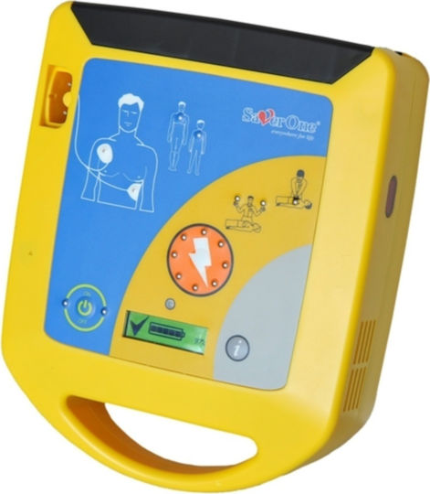 Ami Italia Saver One Halbautomatischer Defibrillator 360J mit Einfache Batterie