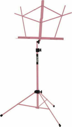 On Stage SM7122 Αναλόγιο Μουσικής Ύψους 66-101cm Ροζ με Τσάντα Μεταφοράς