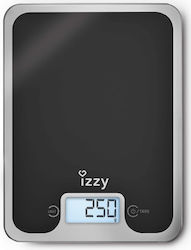 Izzy IZ-7004 Black Mirror Ψηφιακή Ζυγαριά Κουζίνας 1gr/10kg Μαύρη