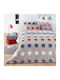 So'Home Stars Детски калъф за възглавница от 100% памук 63x63cm Γκρι 324514972_3925_40