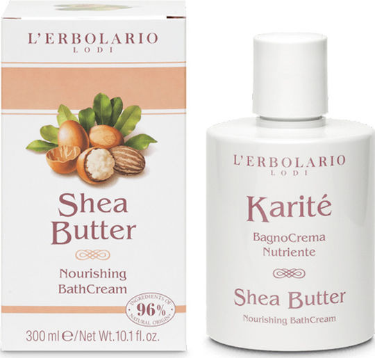 L' Erbolario Sheabutter Cremiges Schaumbad mit Sheabutter für Nährende 300ml