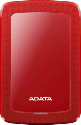 Adata HV300 USB 3.1 Εξωτερικός HDD 1TB 2.5" Κόκκινο