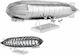 Fascinations Graf Zeppelin Метал Фигура за Моделизъм Самолет 12.1x3.7x3.5см.