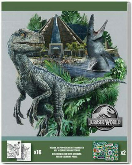 Colouring Book Jurassic World