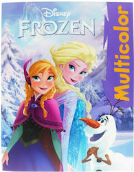 Книжка За Оцветяване Frozen Многоцветна