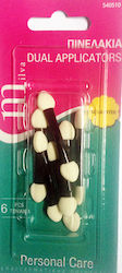 Milva Small Dual Applicators για Σκιά Ματιών 6τμχ