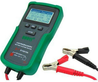 Duoyi DY2015Α Digital Battery Tester with Crocodile Clips