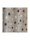Decocraft Kids Grommet Top Curtain Star Red 04-403-00101 140x260cm