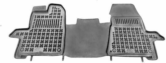 Rubber Car Mats Rezaw Plast Ford Transit Custom Tourneo Custom 2013+ Front Type Raised Sides 1 Piece Ford Rezaw Plast