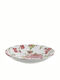 Click Floral Plate Soup Ceramic Multicolour with Diameter 20.5cm 6pcs