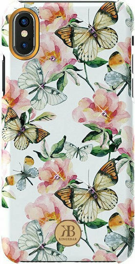 Kingxbar Blossom with Swarovski Crystals Back Cover Plastic Multicolour (iPhone XS Max)