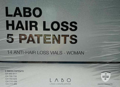 Labo Hair Loss 5 Patents Fiola pentru păr pentru căderea părului pentru femei 14x3.5ml