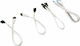 Corsair Premium Sleeved Front Panel Extension Kit - Cable 0.3m White (CC-8900245)