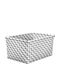 Kleine Wolke Double Box Καλάθι Αποθήκευσης Πλαστικό Platinum Grey 33x17x23cm