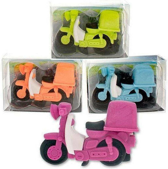 Trend Haus Eraser for Pencil and Pen Speedy Motorcycle (Μiscellaneous colours) 1pcs