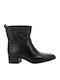 Leather Women's Ankle Boots Black