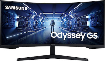 Samsung Odyssey G5 Ultrawide VA HDR Curved Monitor 34" QHD 3440x1440 165Hz με Χρόνο Απόκρισης 1ms GTG