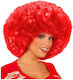 231960 Carnival Wig Afro Red