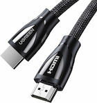 Ugreen HDMI 2.1 Braided Cable HDMI male - HDMI male 1.5m Μαύρο
