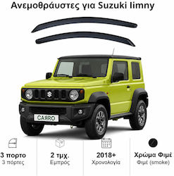 Heko Set Car Windbreakers Front Dark Fime for Suzuki Jimny 3D 2018 2 Pieces Heko Set Car Windbreakers Front Dark Fime for Suzuki Jimny 3D 2018 2 Pieces