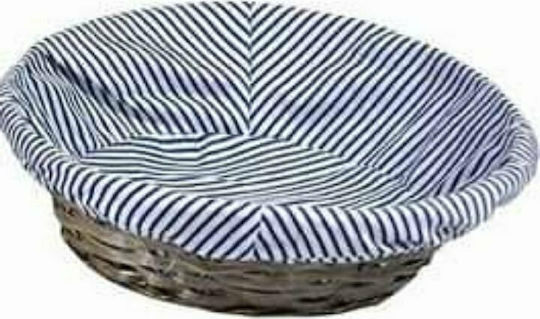 Sidirela Καλάθι Ψωμιού από Rattan Γκρι