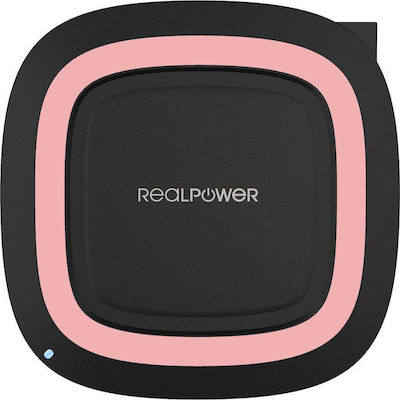 RealPower Wireless Charging Pad (Qi) Ροζ (FreeCharger-10)
