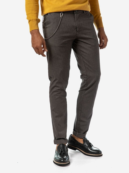 Men's Jeans Pants with Regular Tapered Fit Gray