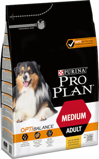 Pro Plan OptiBalance 14kg Dry Food for Adult Medium Breed Dogs with Chicken
