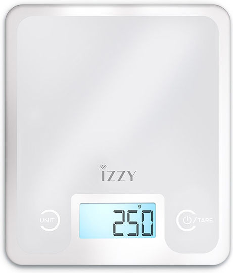 Izzy IZ-7004 La Crema Дигитален Кухненска везна 1гр/10кг Бяла