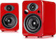 Steljes NS3 Pair of Hi-Fi Speakers Bookself 90W 2 No of Drivers W14xD19xH21cm. Red