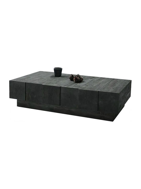 Rectangular Coffee Table Wooden Gray L114xW65xH30cm.