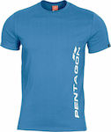 Pentagon Ageron "Vertical" T-shirt Pacific in Blue color K09012-PV-25