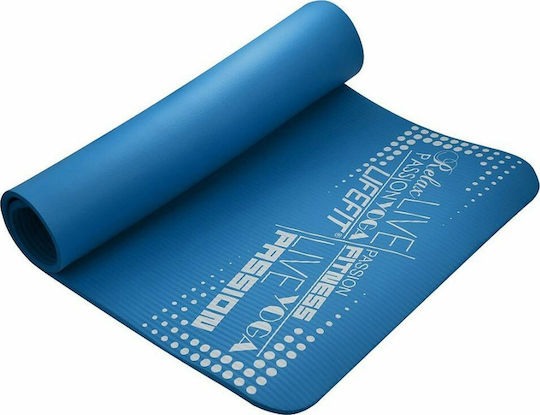 Lifefit Exclusive Στρώμα Γυμναστικής Pilates Μπλε (100x58x1cm)