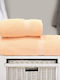 Lino Home Bath Towel Dina 70x140cm. Peach Weight 500gr/m²